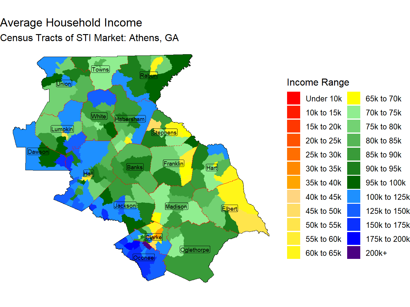 Household Income Thematic