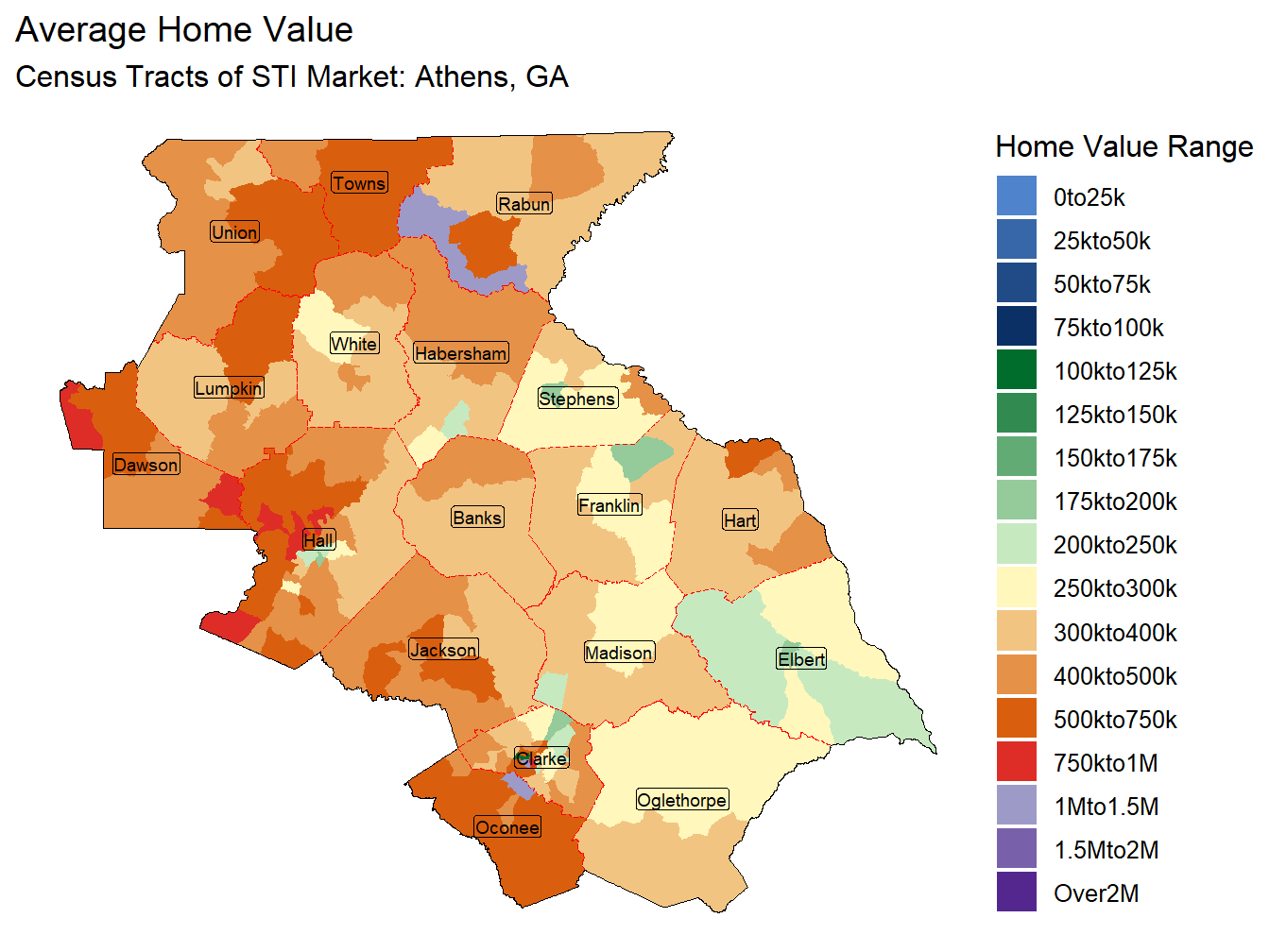 Home Value Thematic