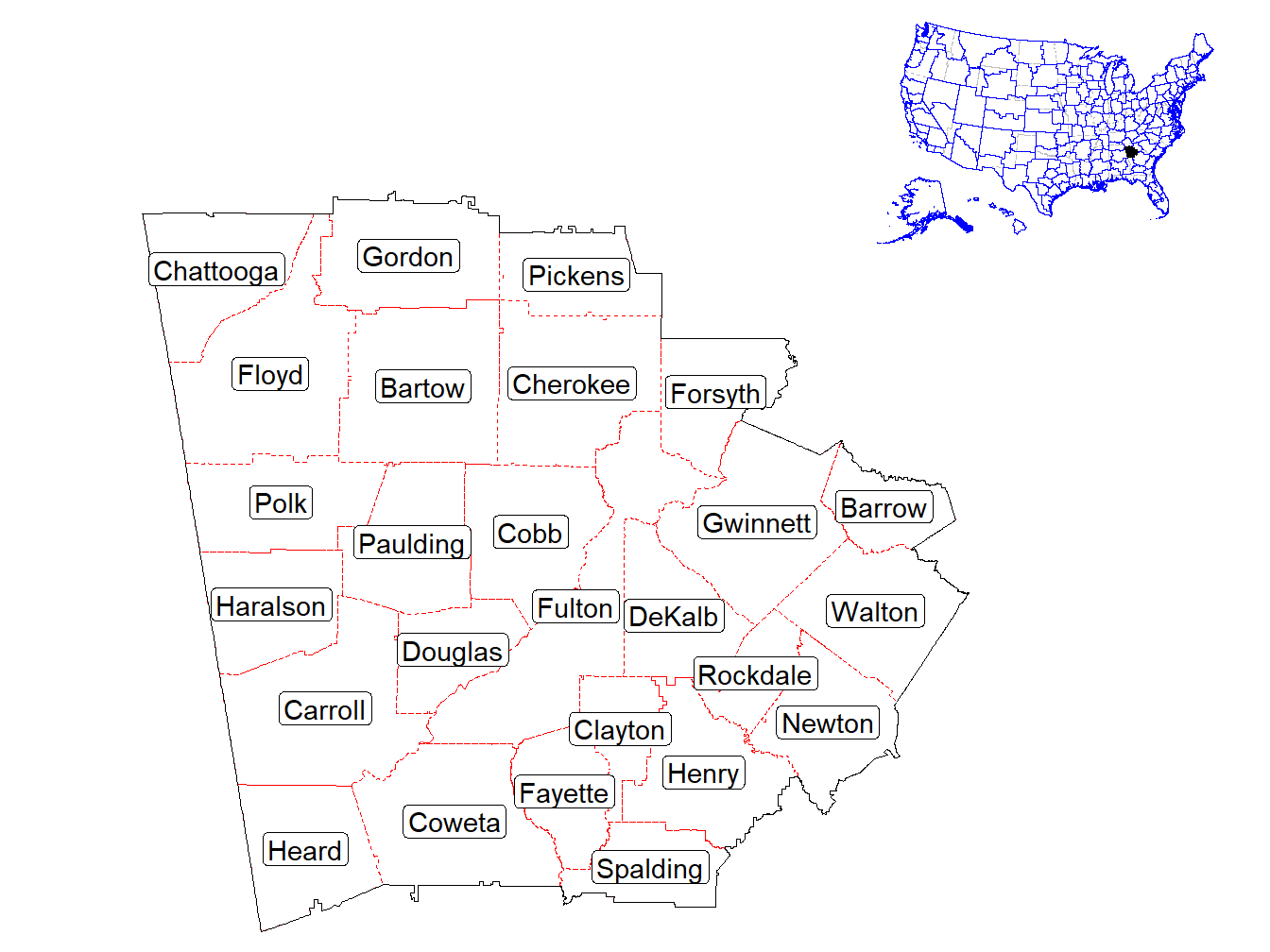 Counties in the Market