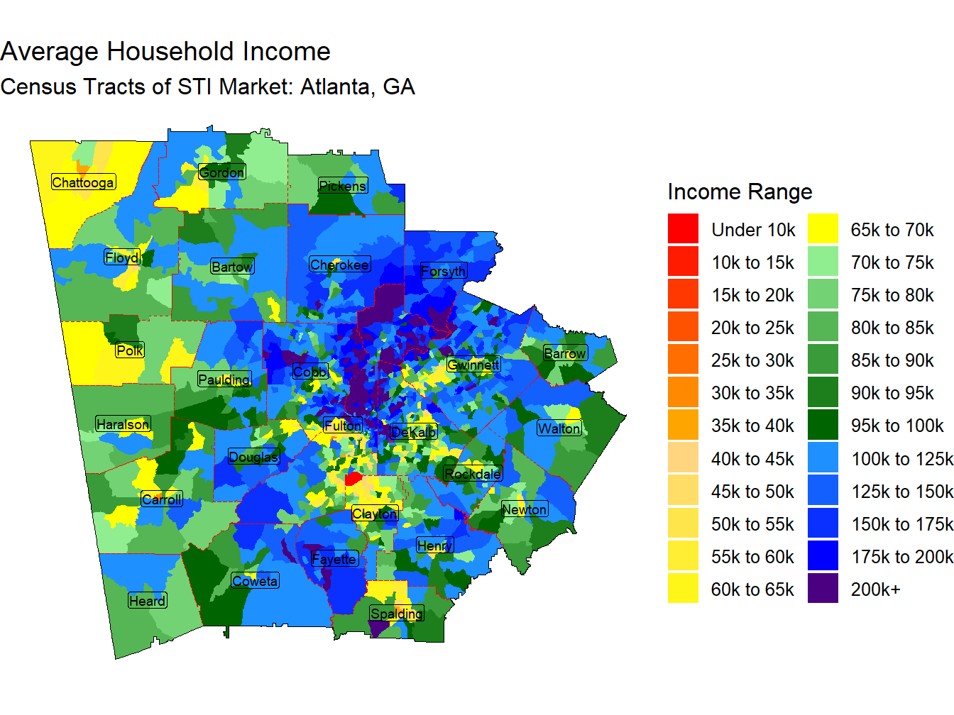 Household Income Thematic