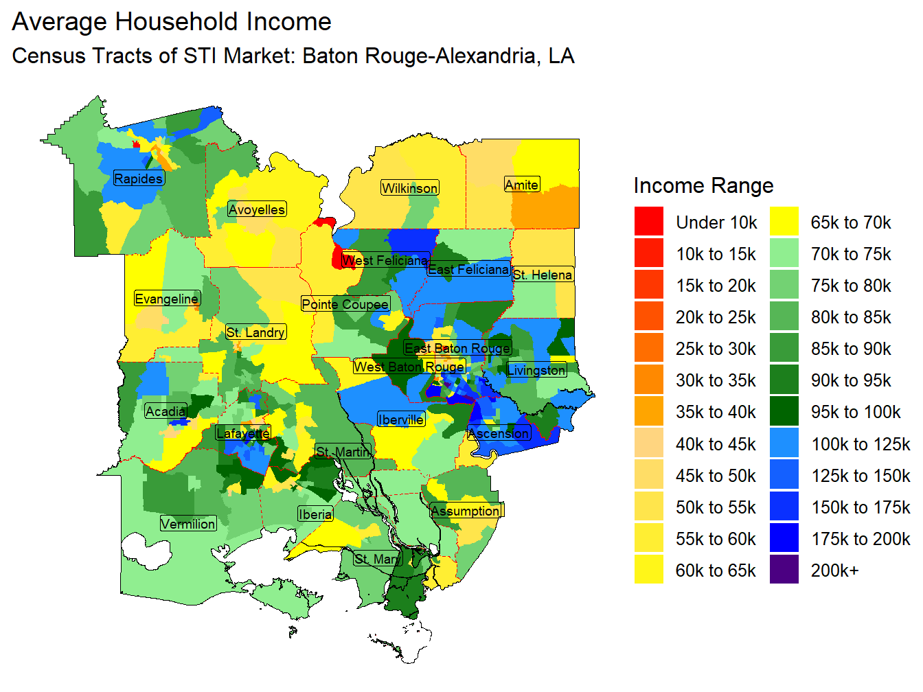 Household Income Thematic
