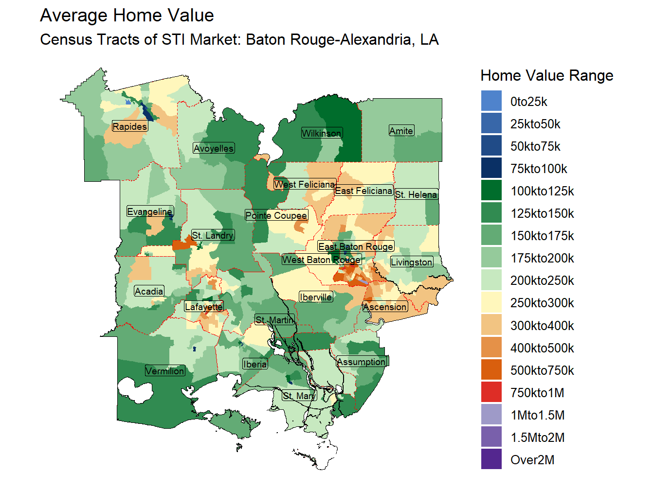 Home Value Thematic