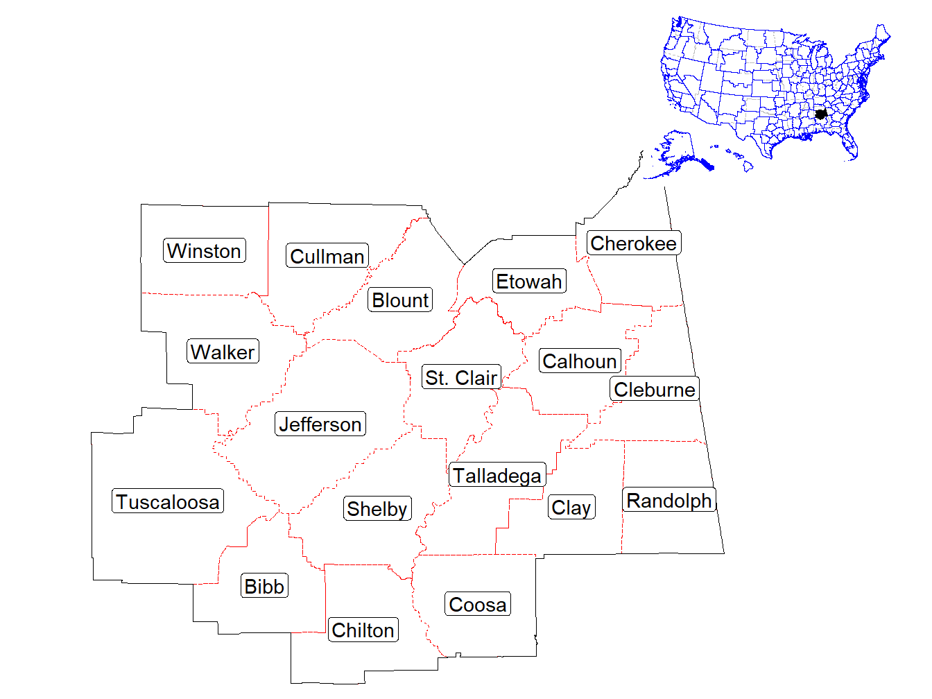 Counties in the Market
