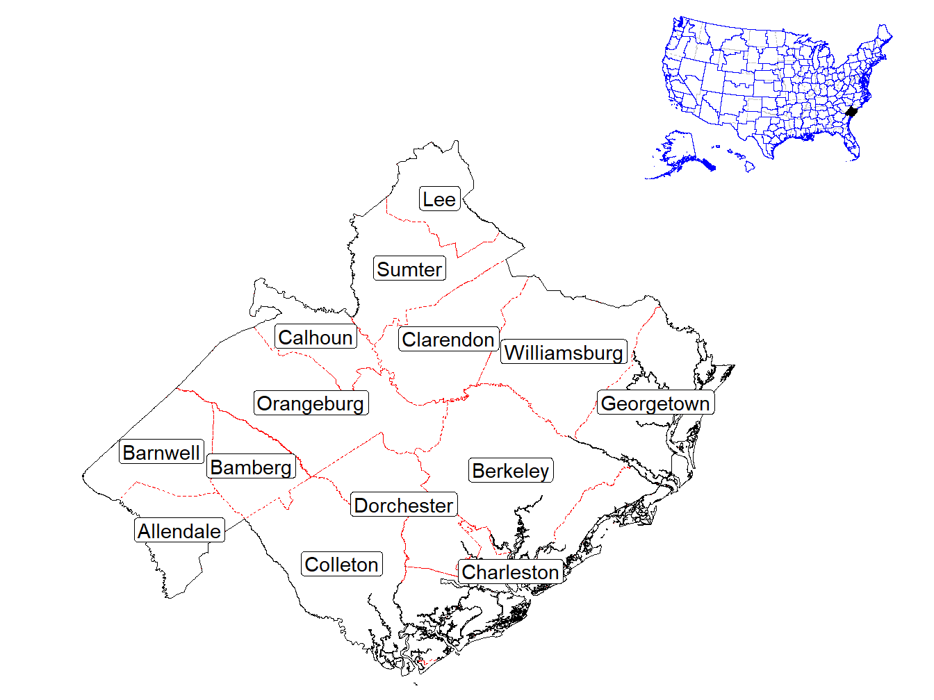 Counties in the Market