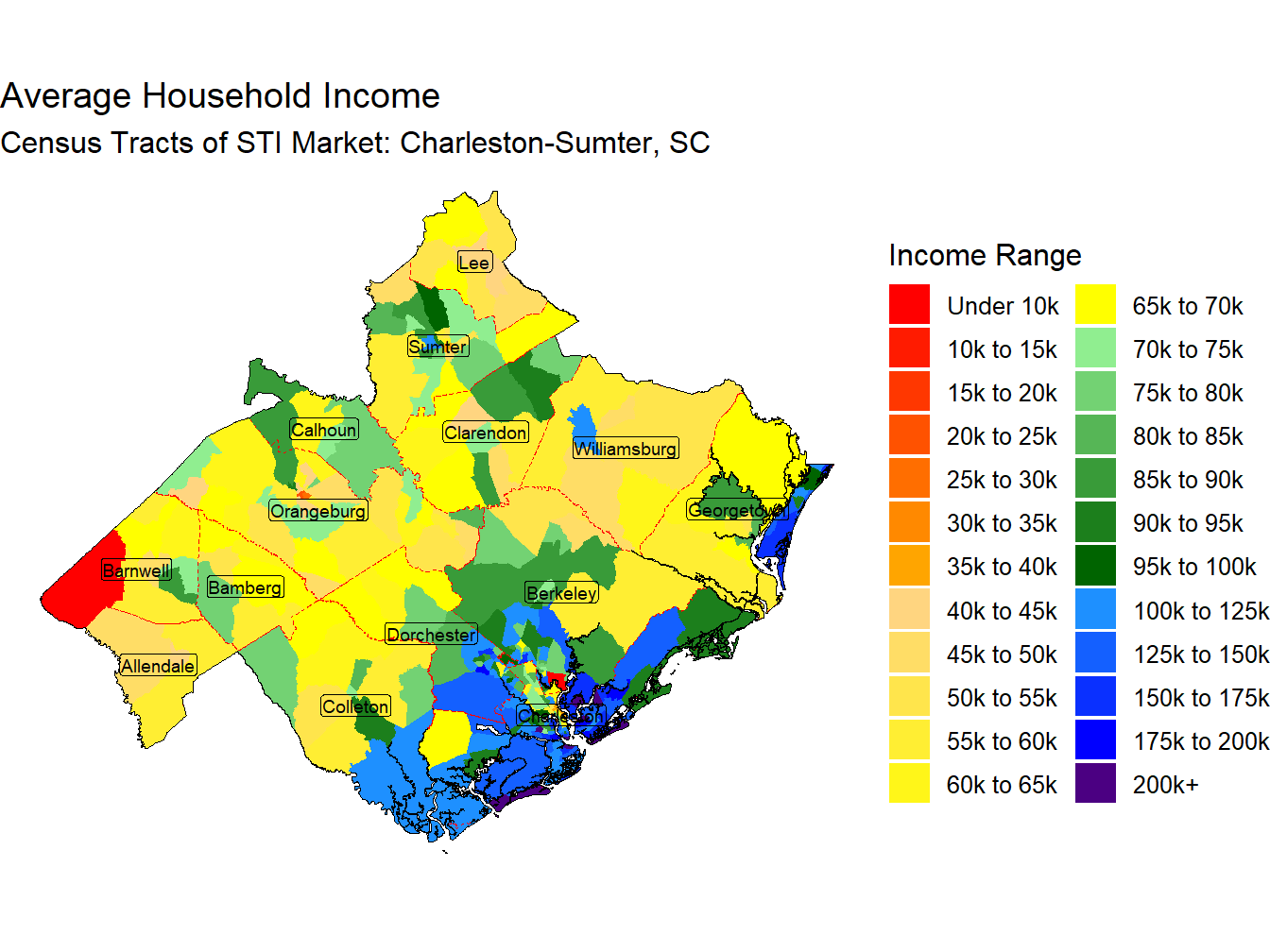 Household Income Thematic