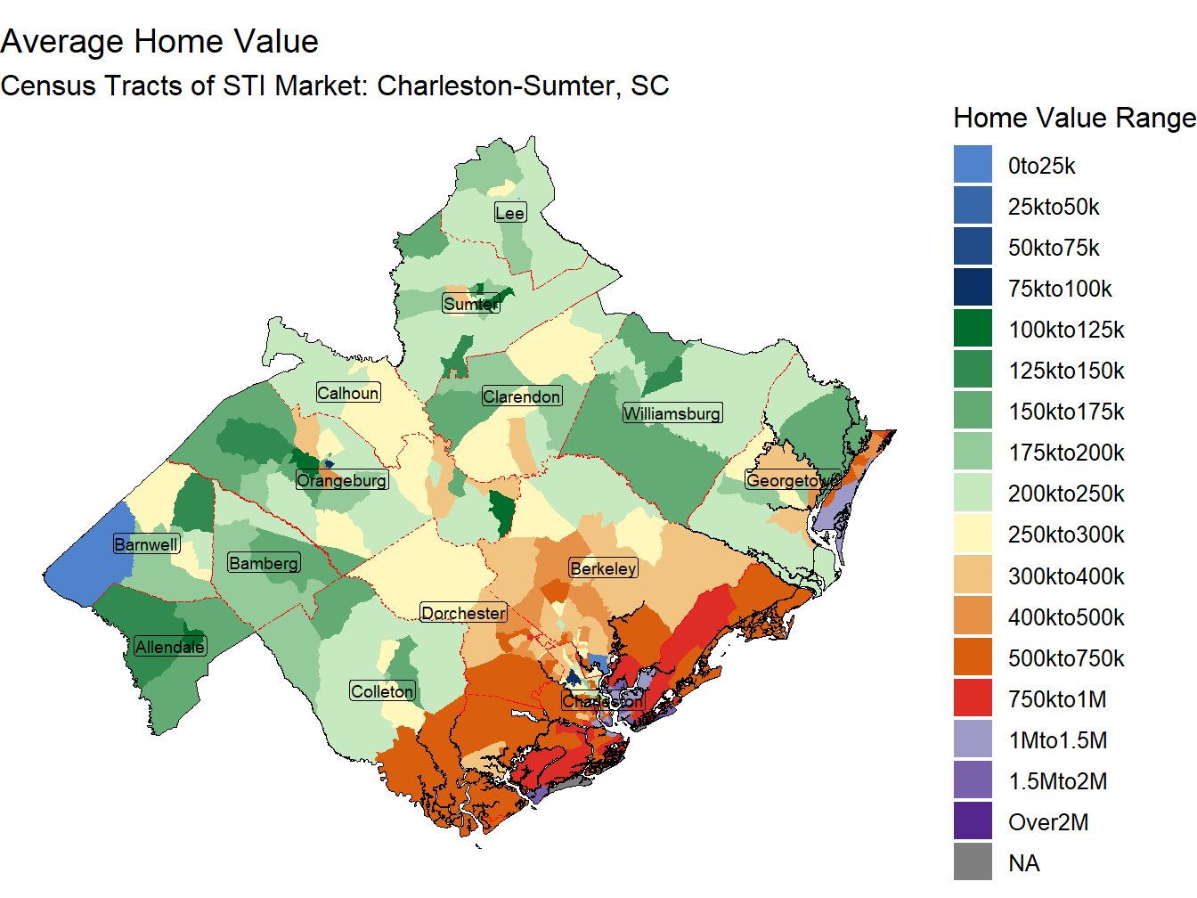 Home Value Thematic