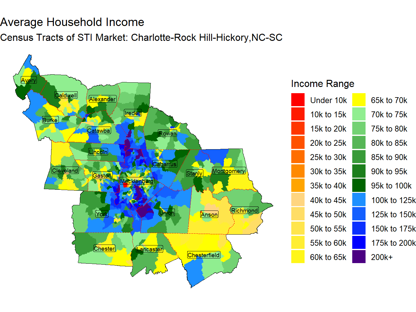 Household Income Thematic