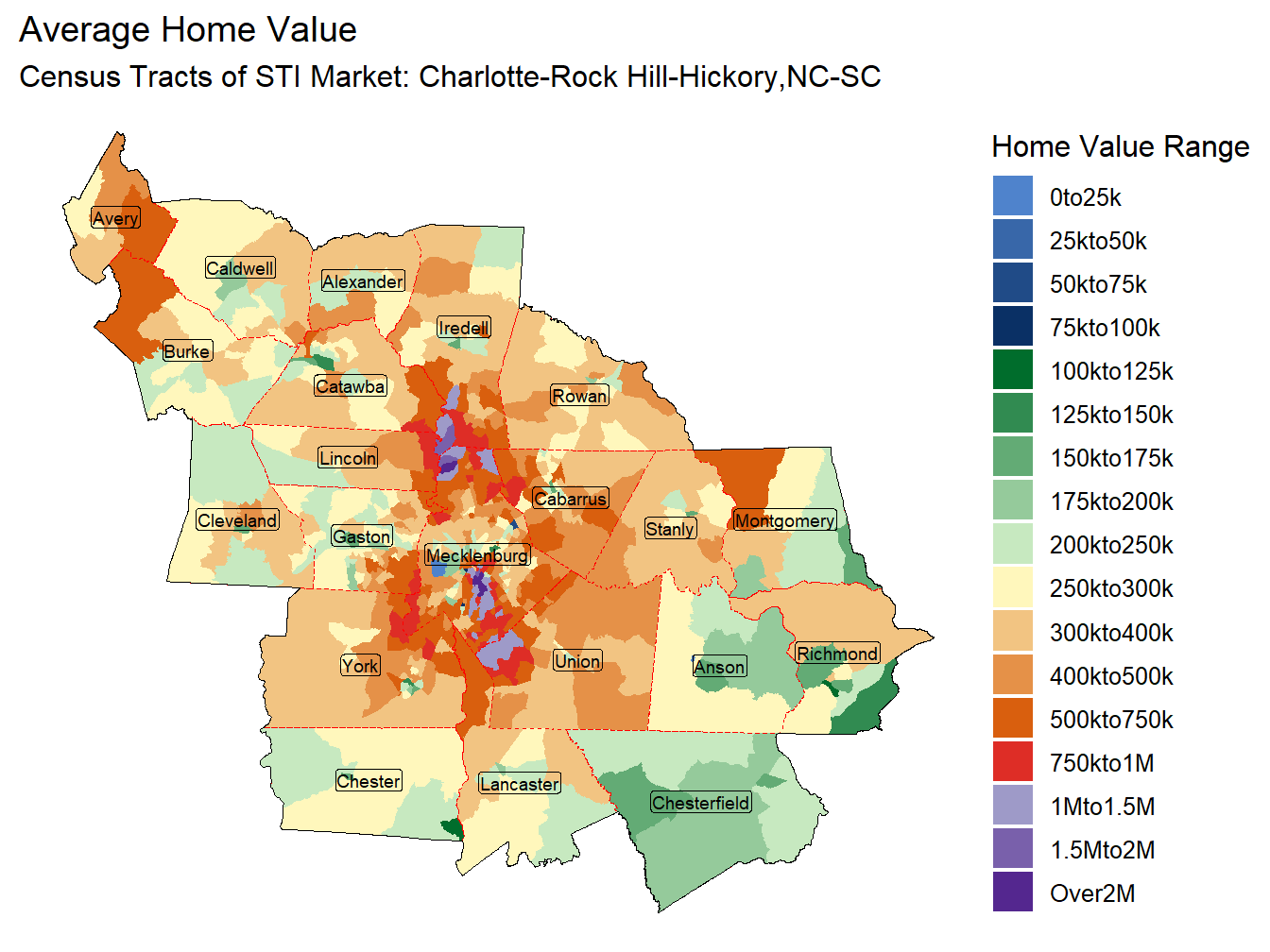 Home Value Thematic