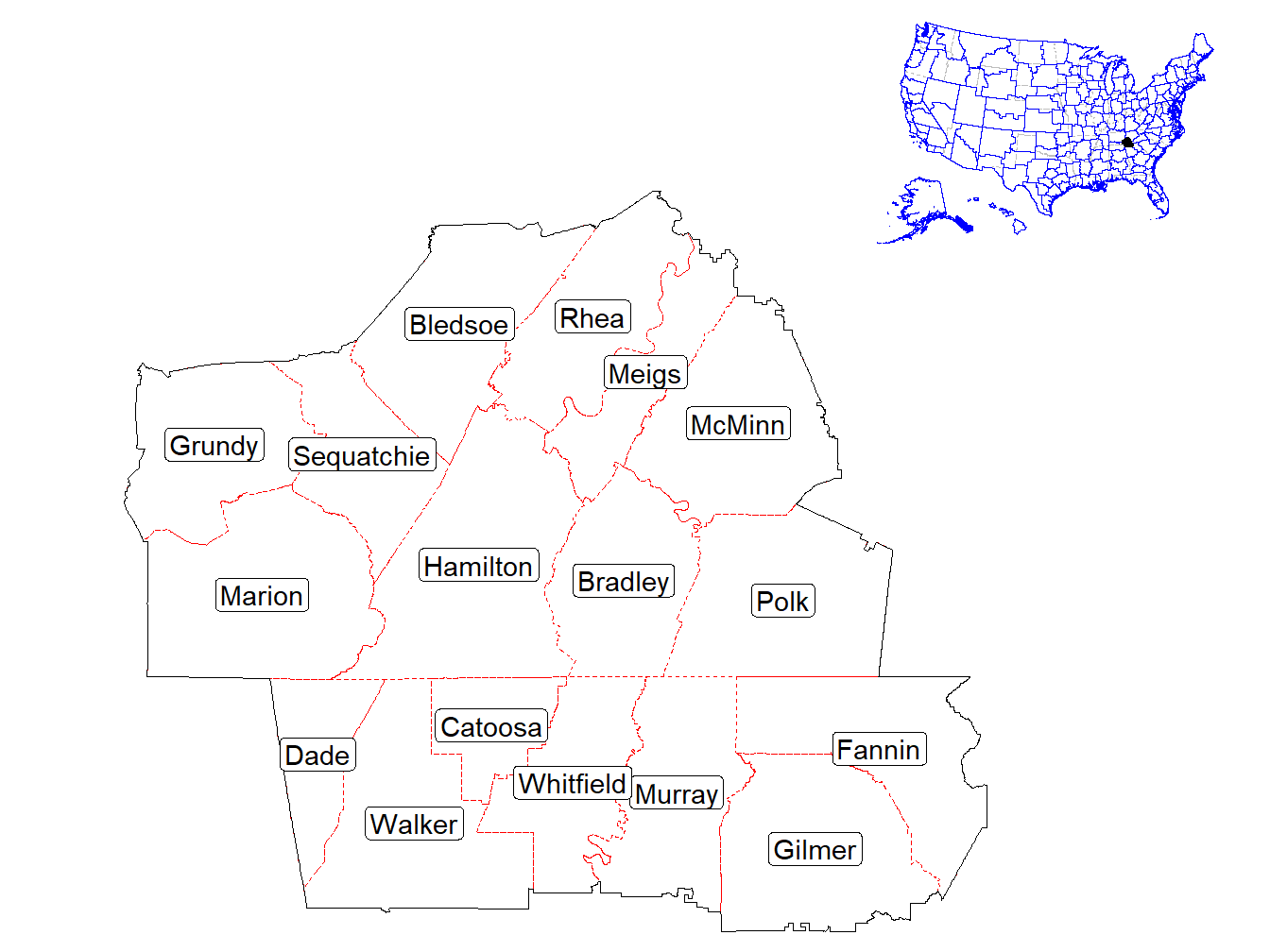 Counties in the Market