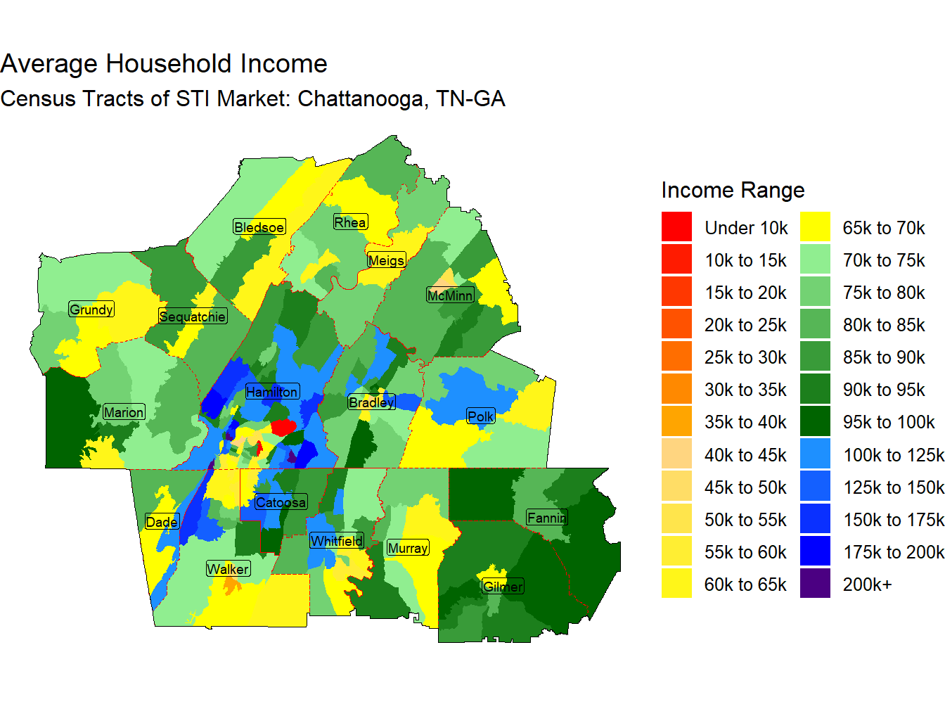 Household Income Thematic