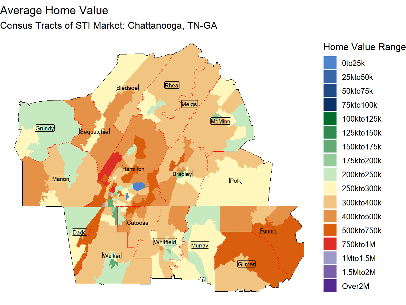 Home Value Thematic