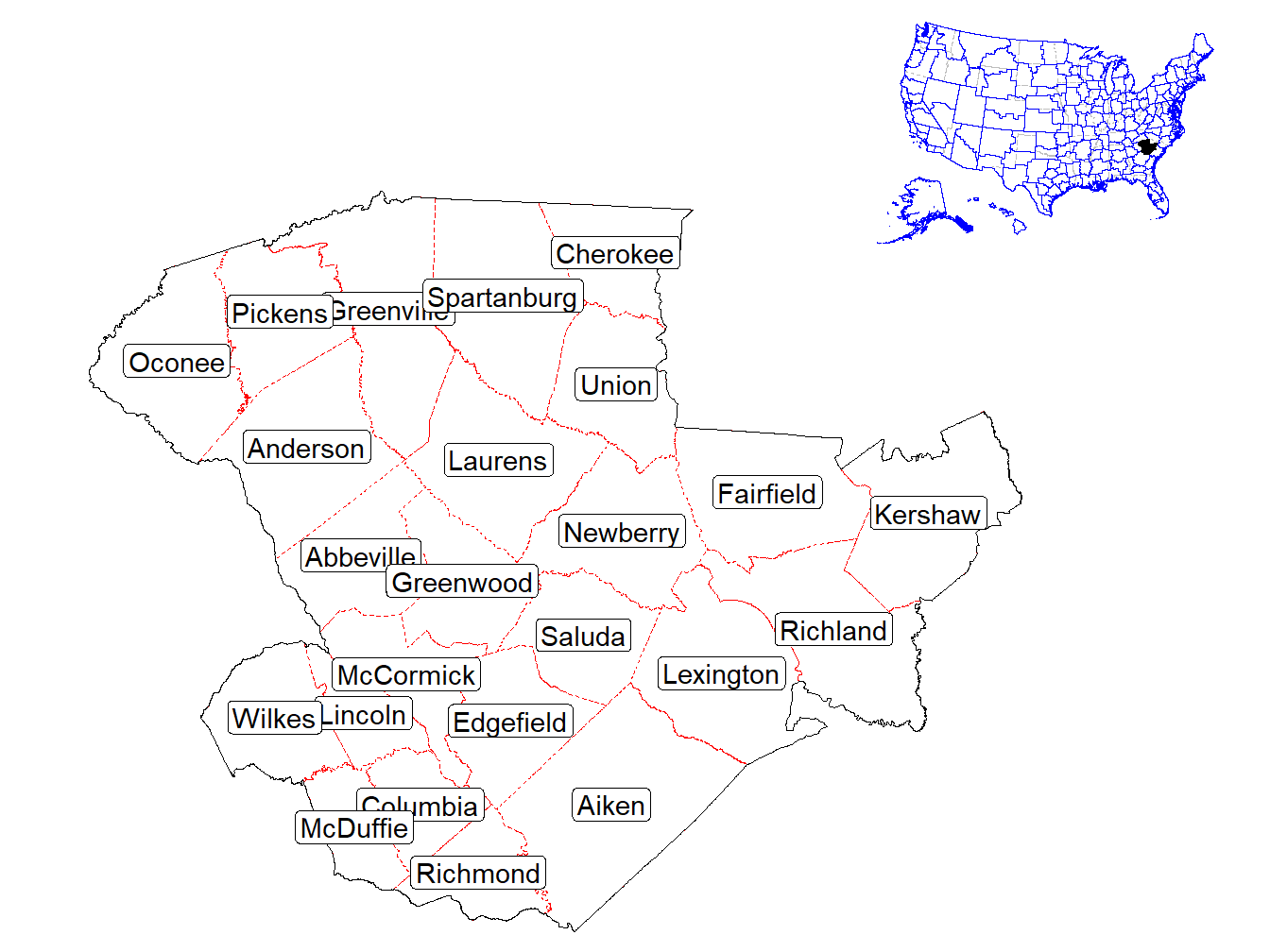 Counties in the Market