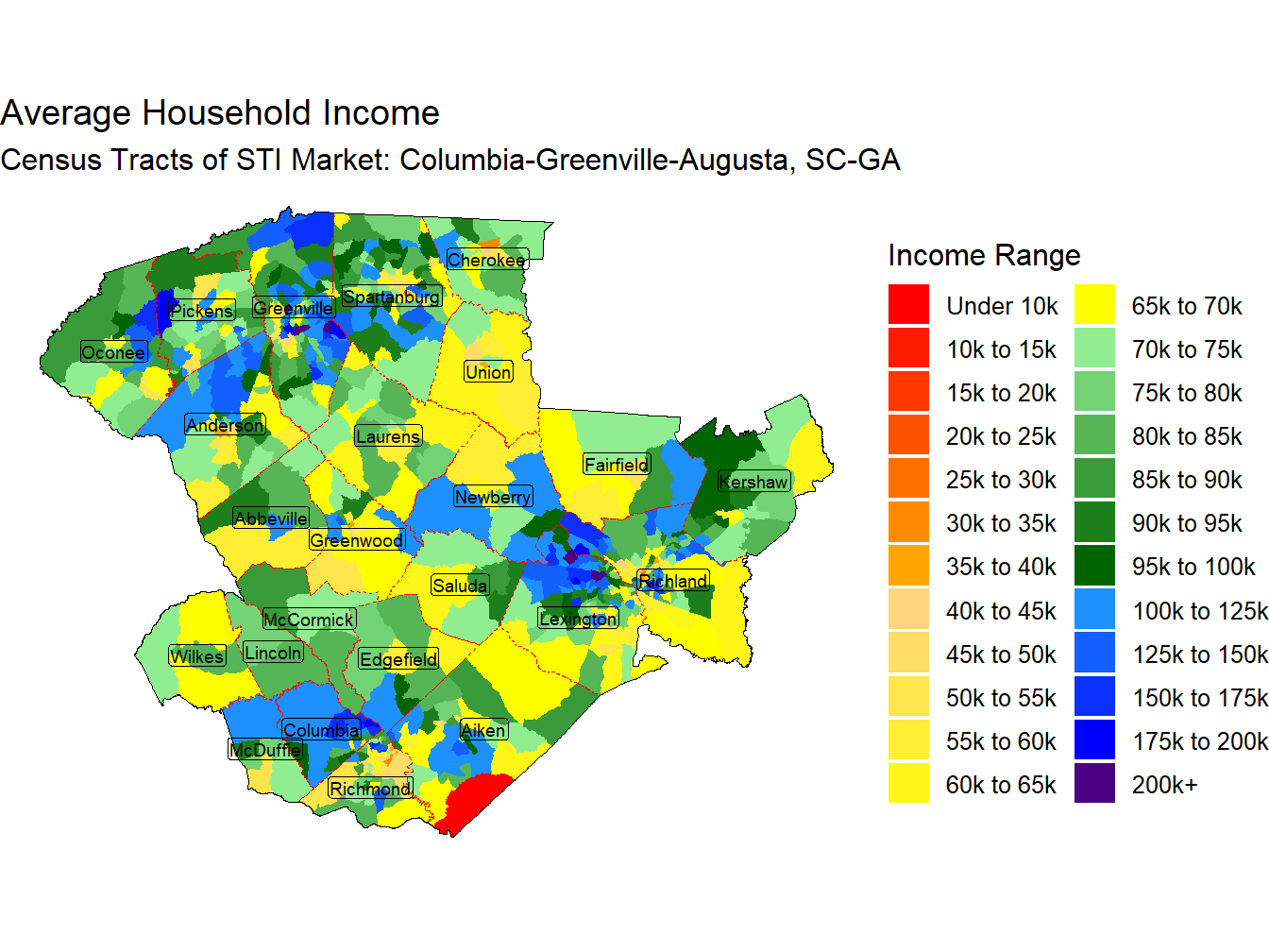 Household Income Thematic