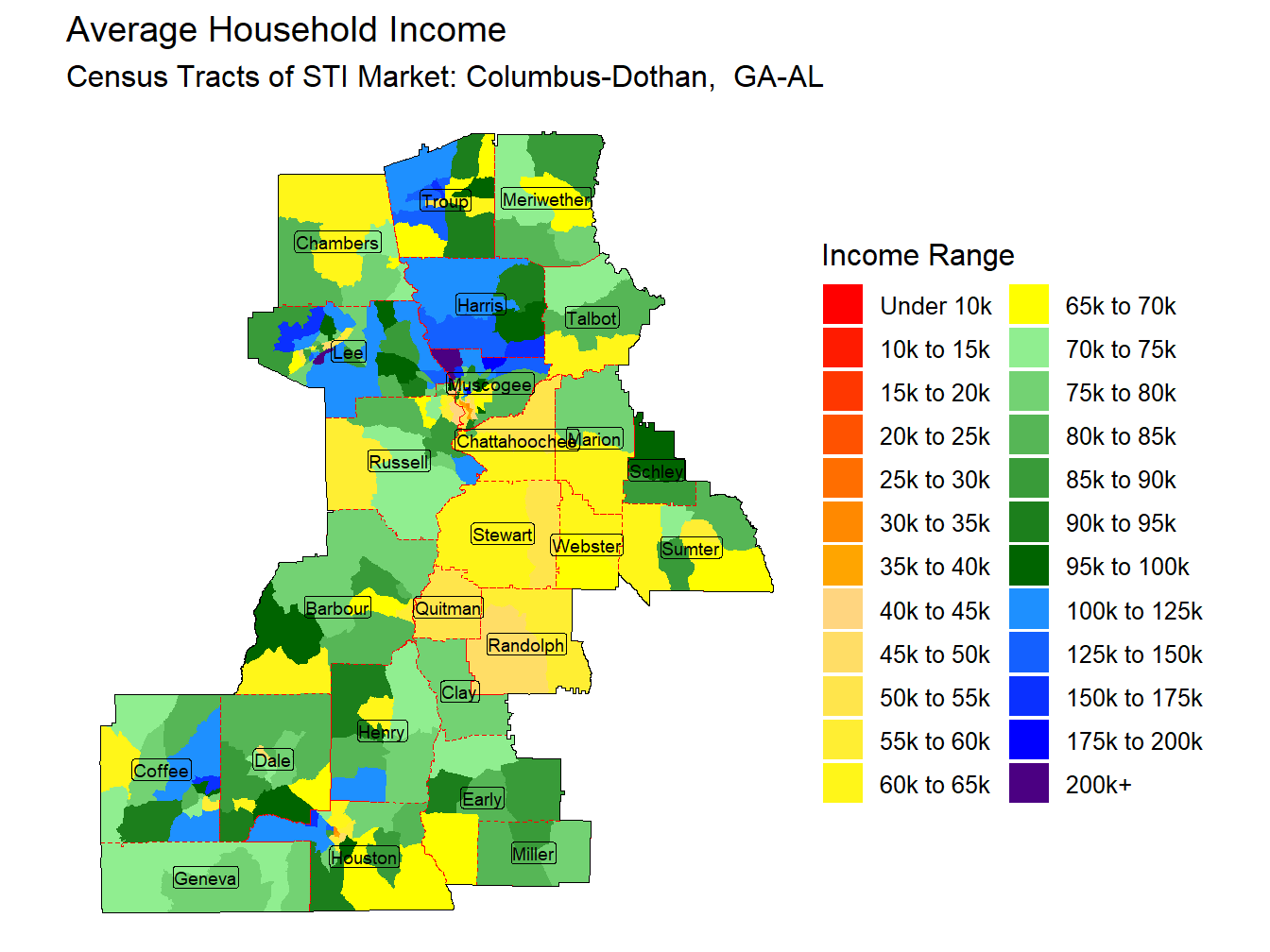 Household Income Thematic