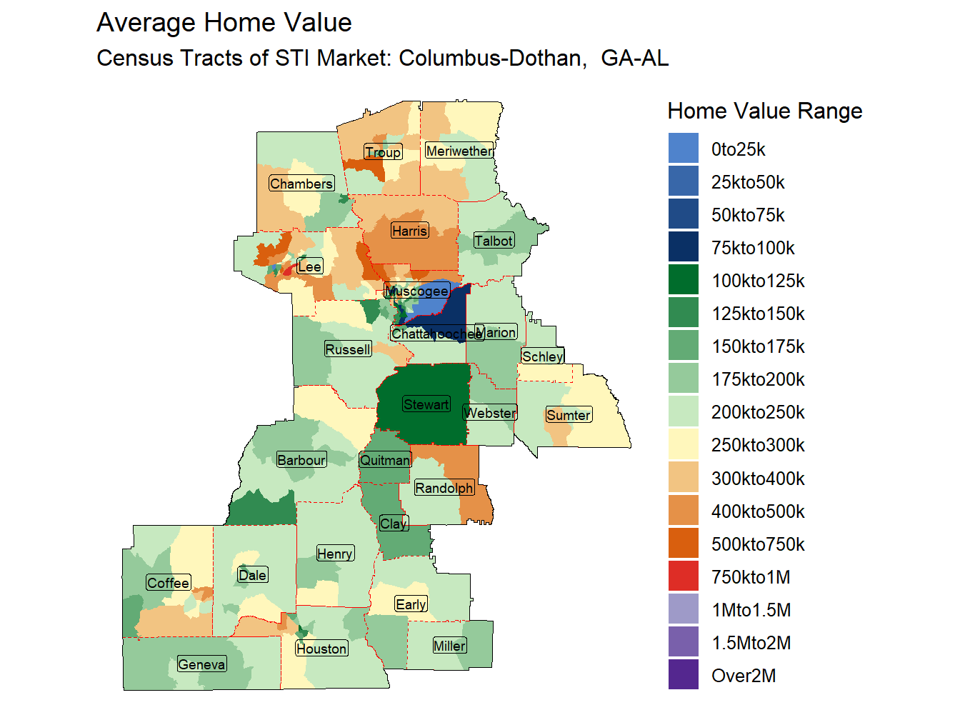Home Value Thematic