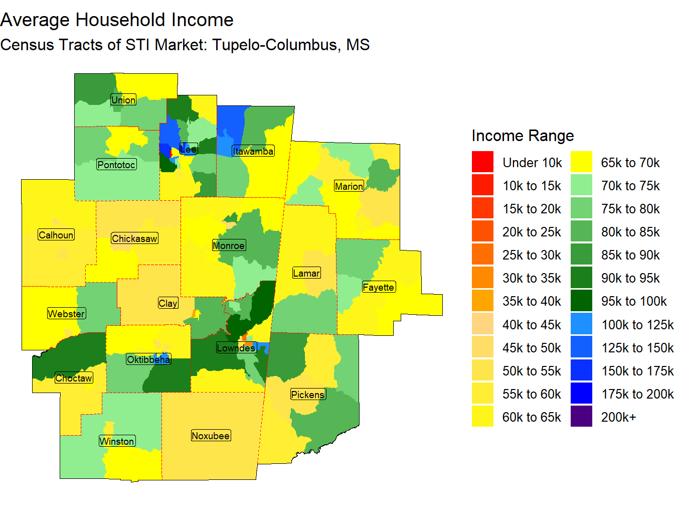 Household Income Thematic