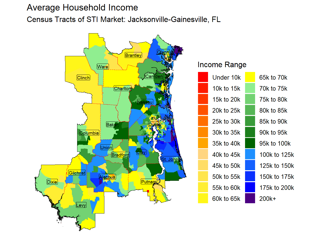 Household Income Thematic