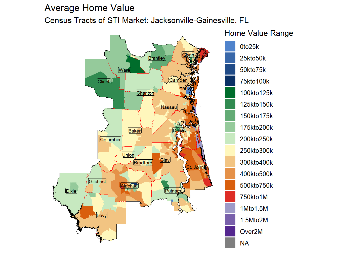 Home Value Thematic