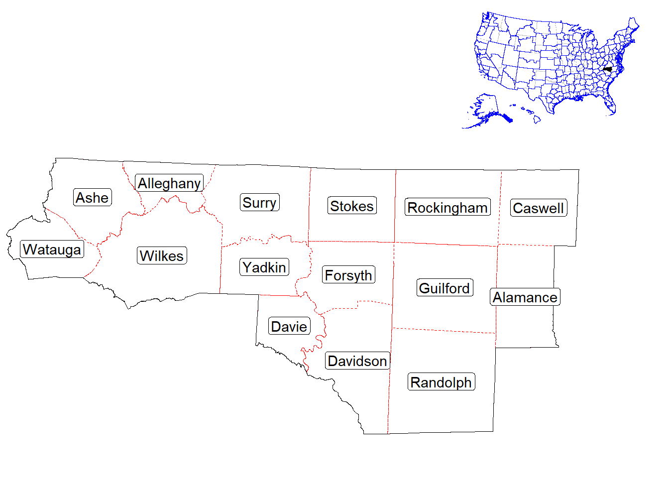 Counties in the Market