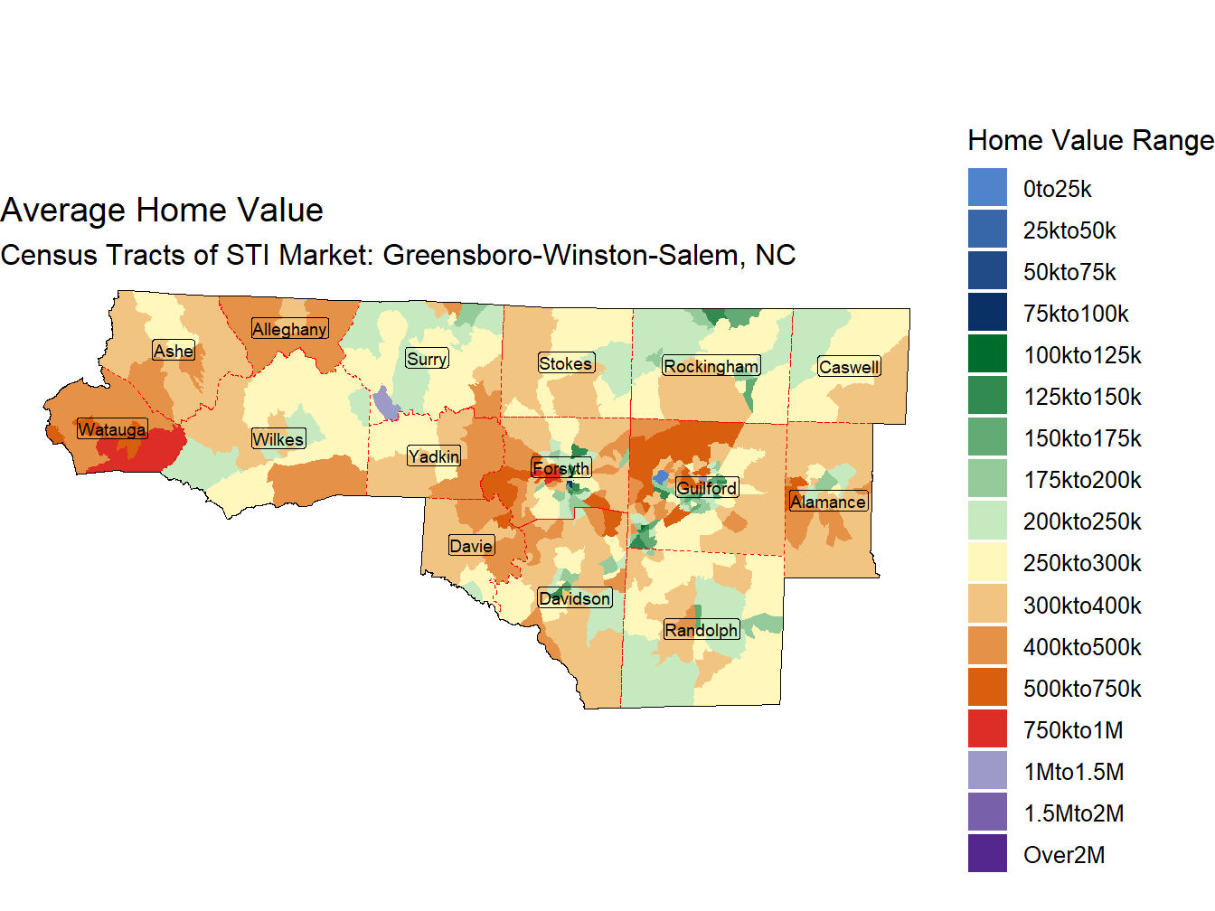 Home Value Thematic