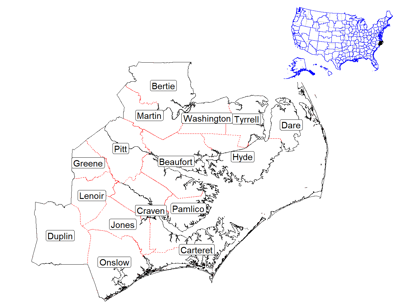 Counties in the Market