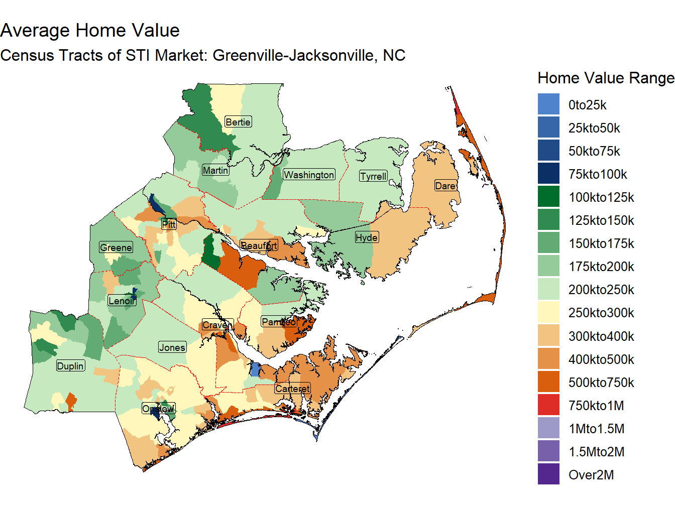 Home Value Thematic