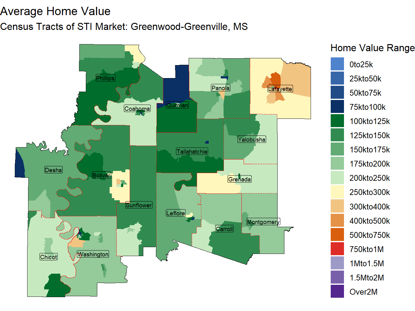 Home Value Thematic
