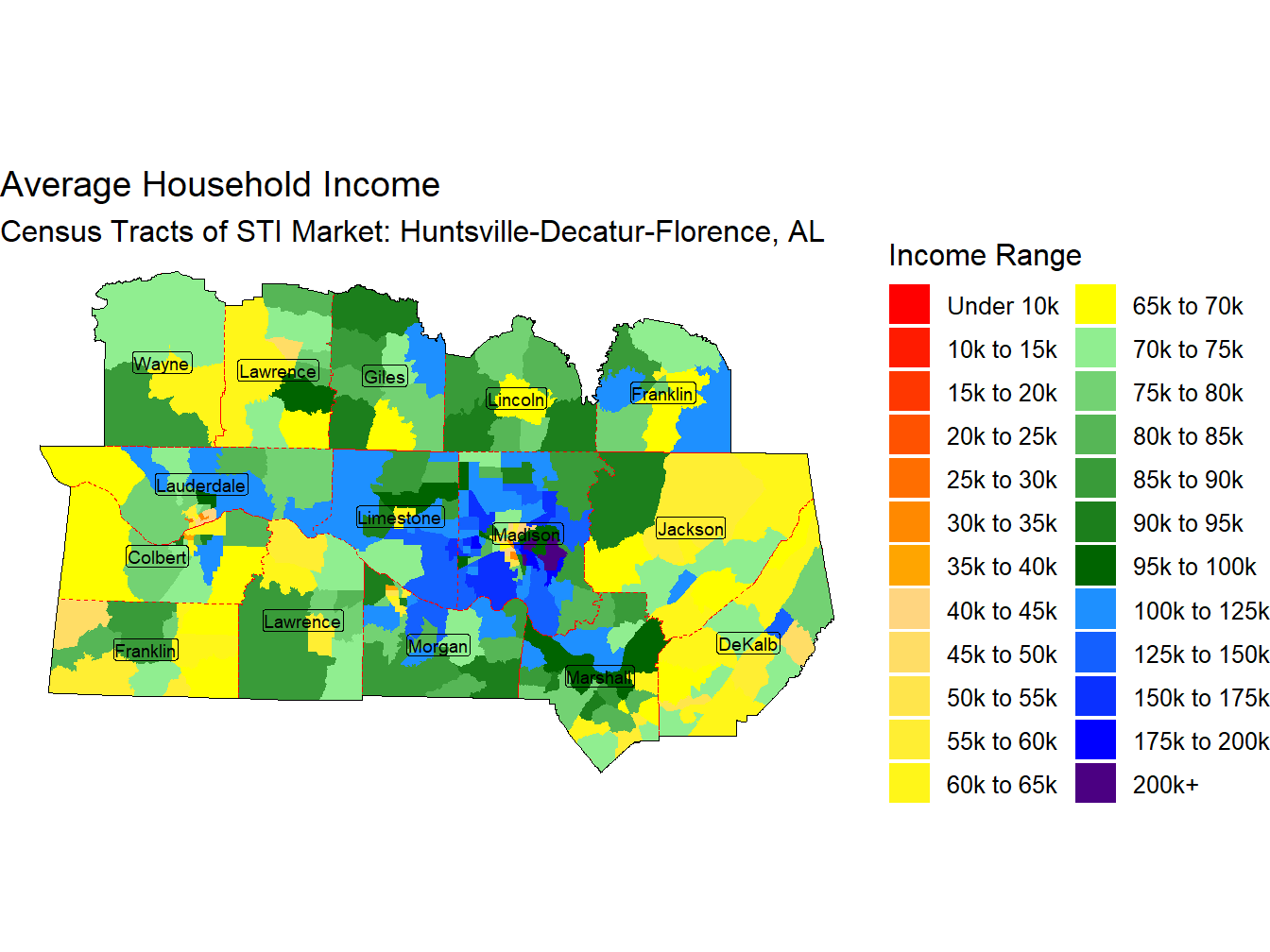 Household Income Thematic