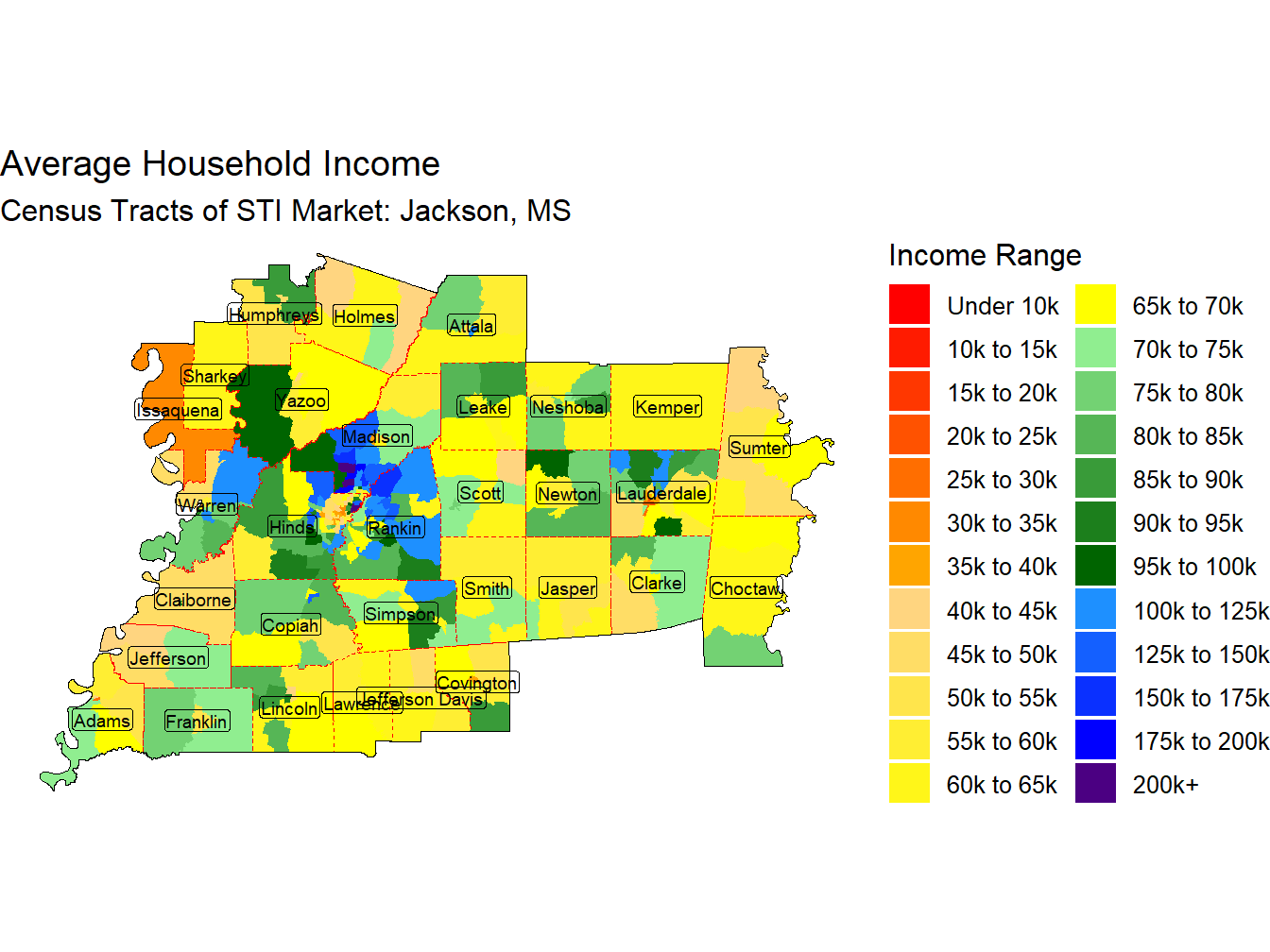 Household Income Thematic