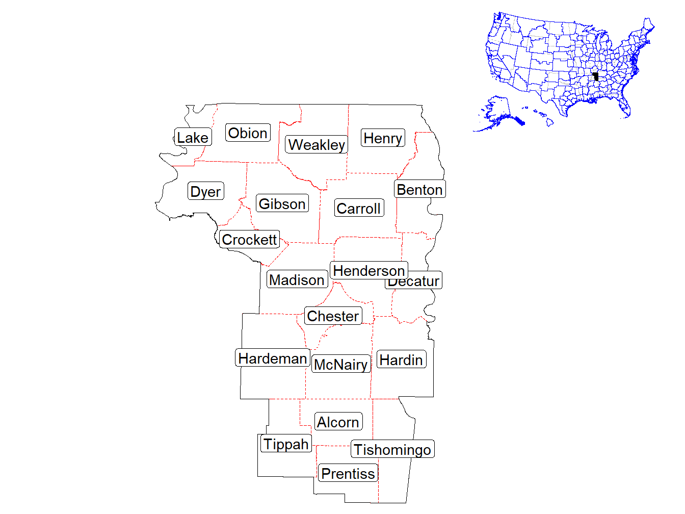 Counties in the Market