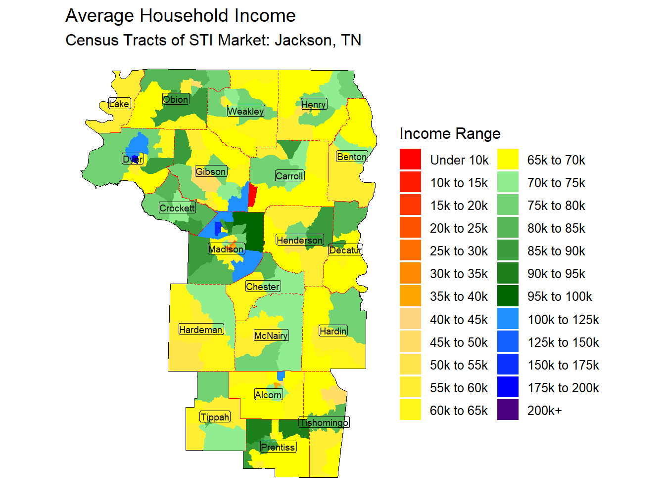 Household Income Thematic