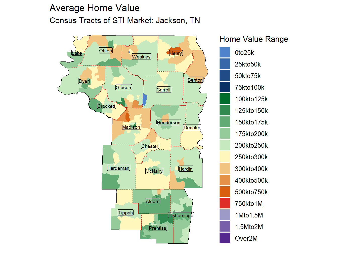Home Value Thematic