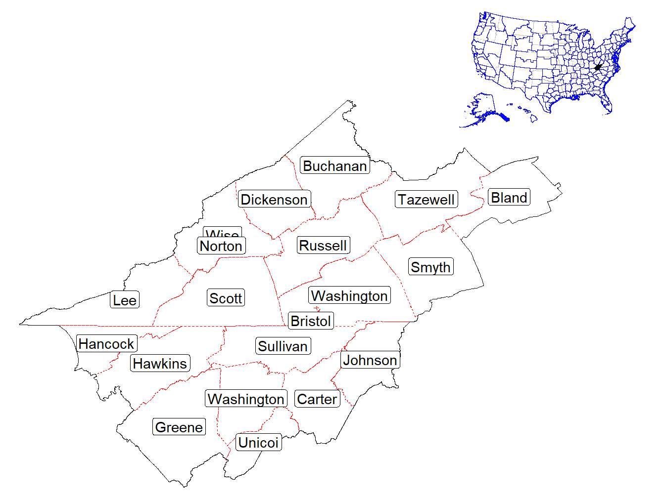 Counties in the Market