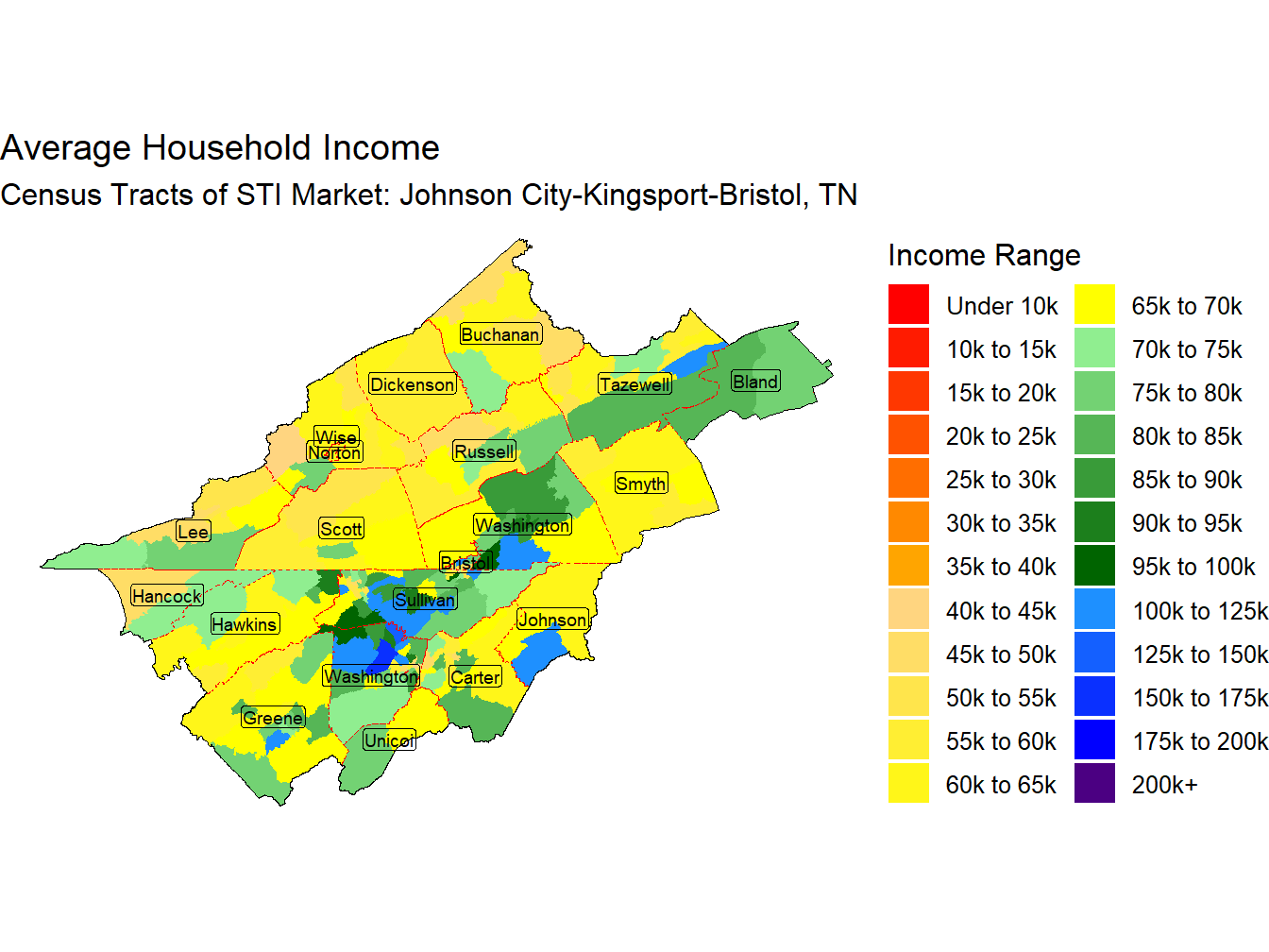 Household Income Thematic