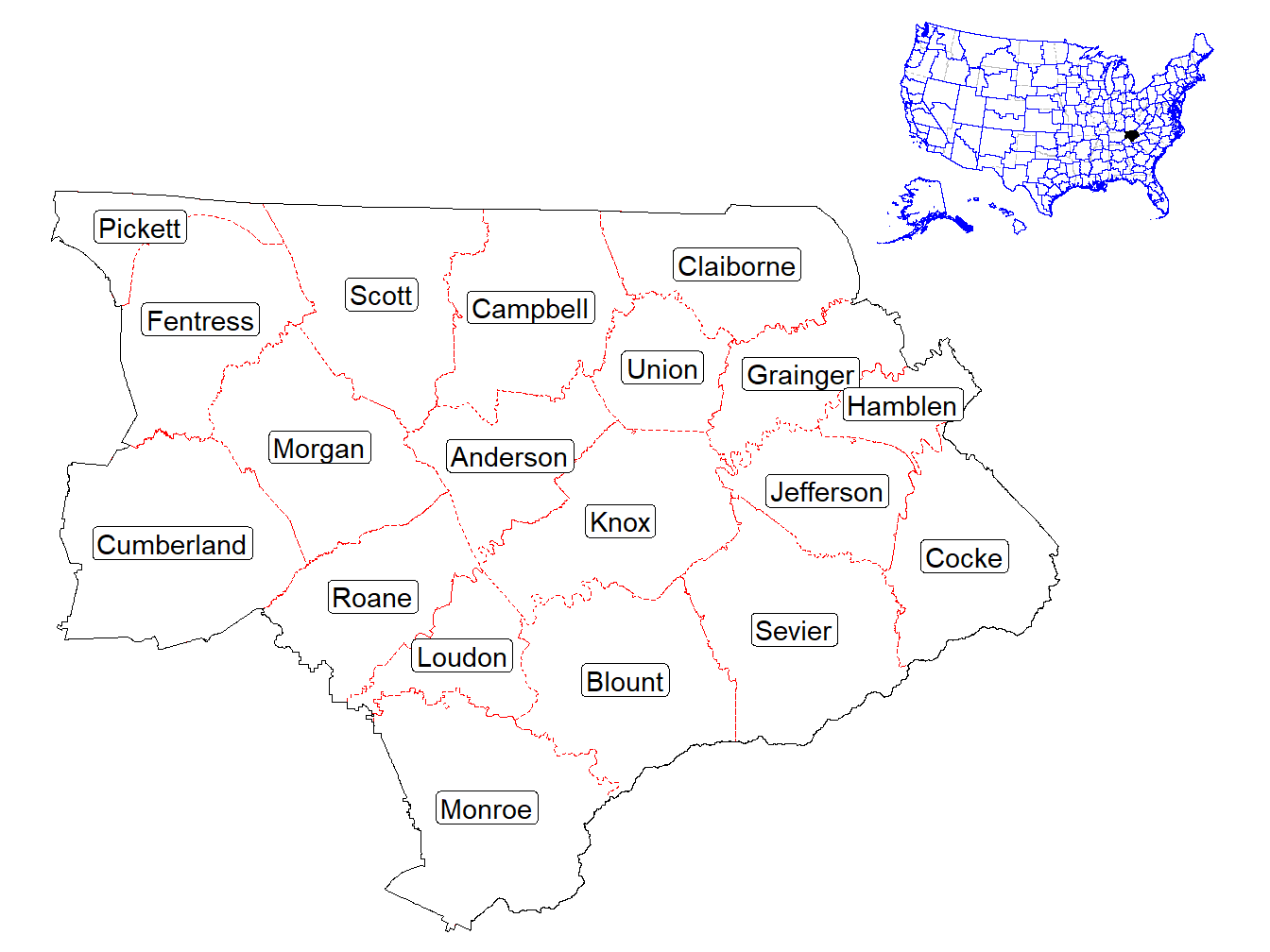 Counties in the Market