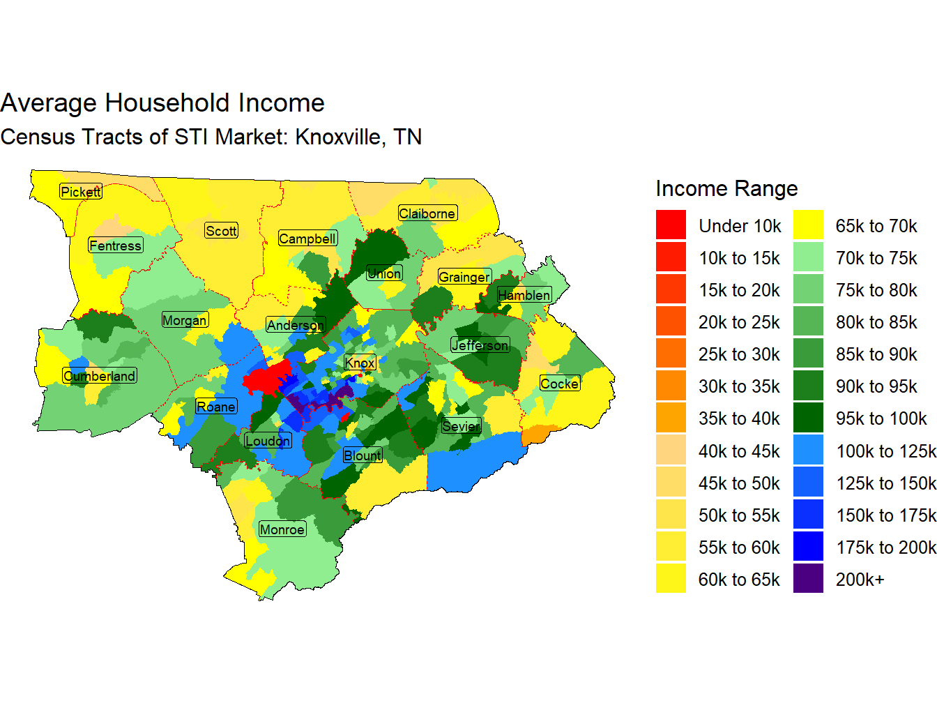 Household Income Thematic