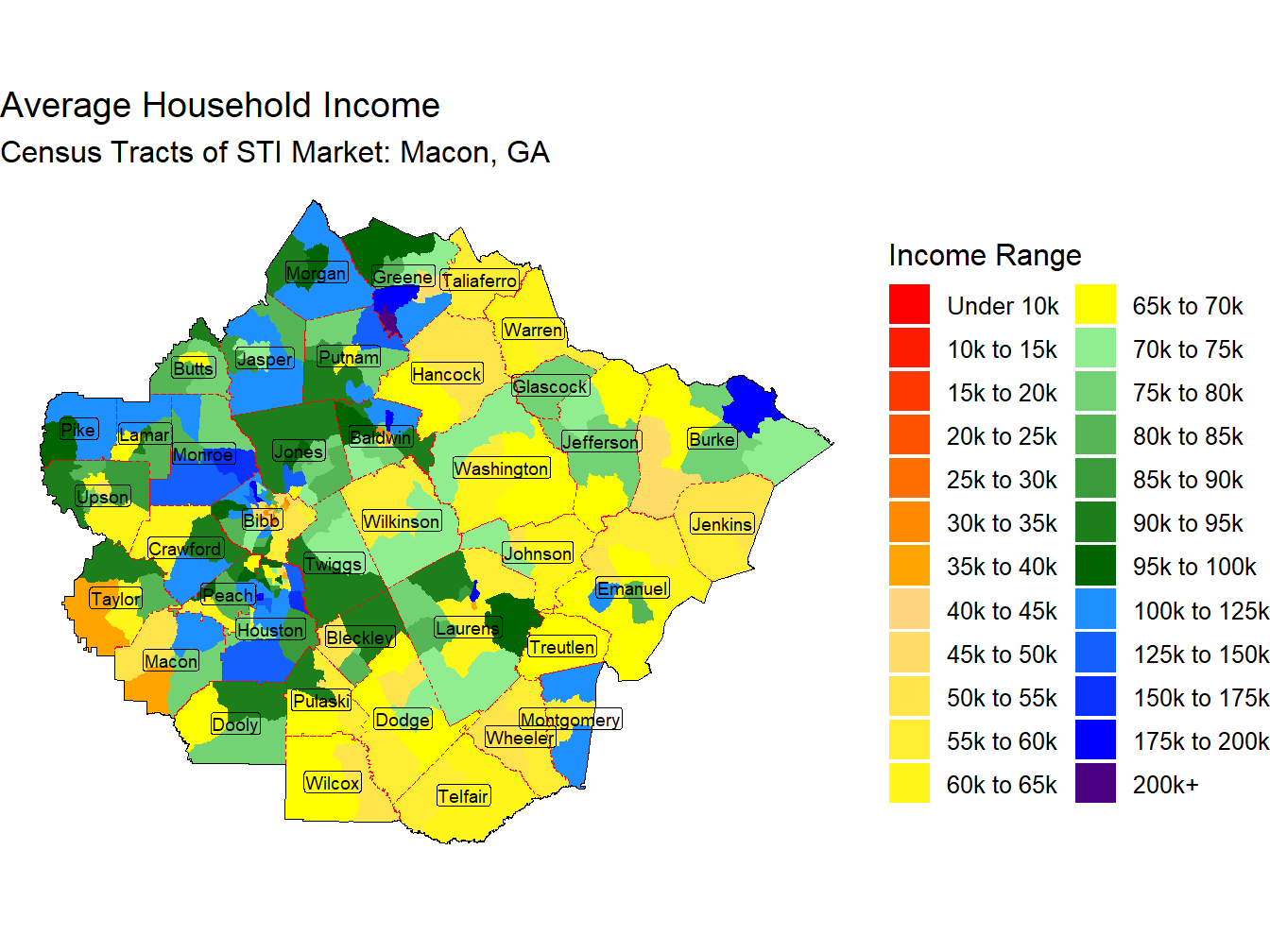 Household Income Thematic
