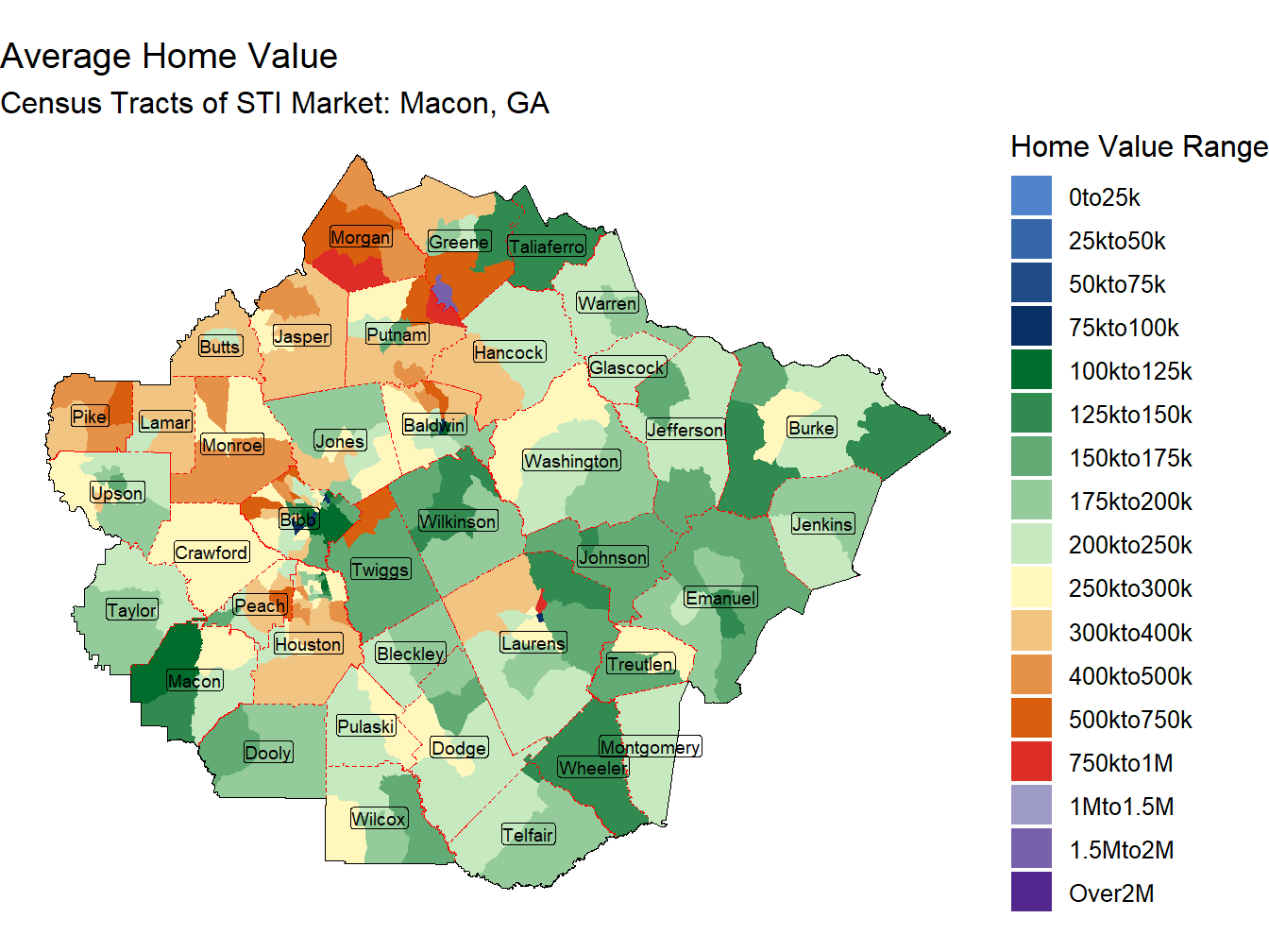 Home Value Thematic