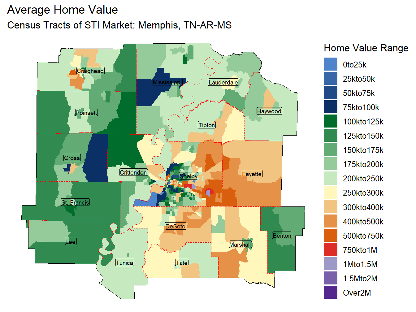 Home Value Thematic