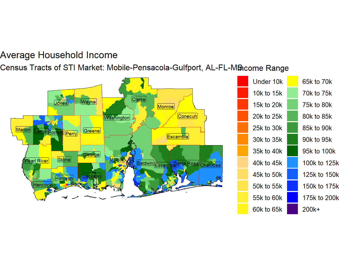 Household Income Thematic