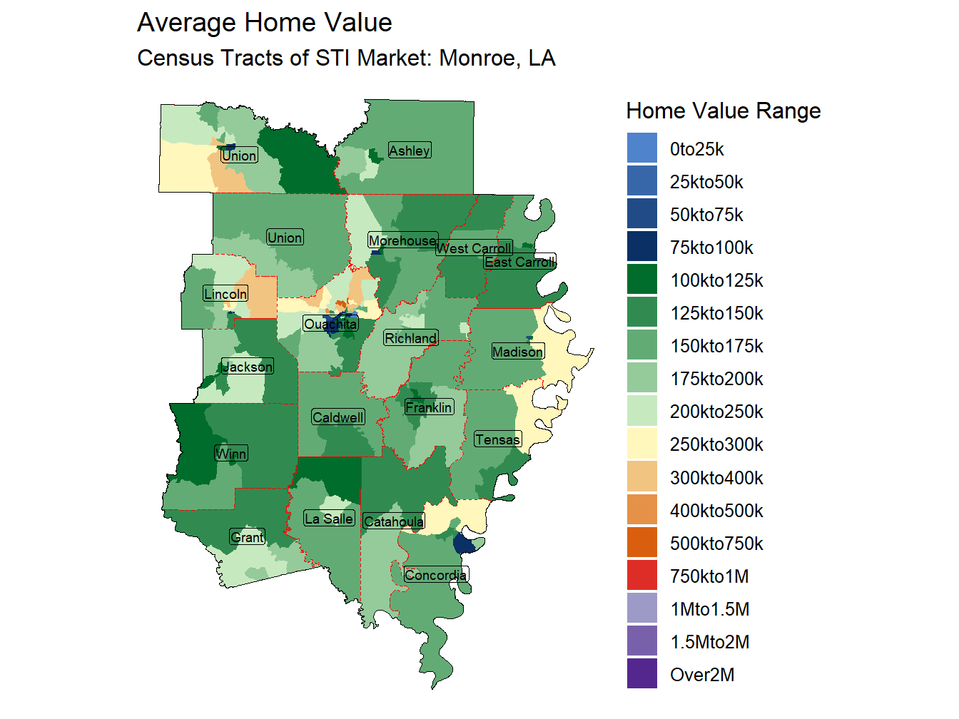 Home Value Thematic