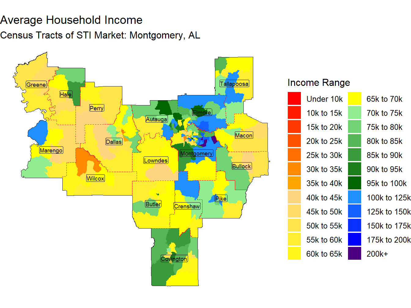 Household Income Thematic