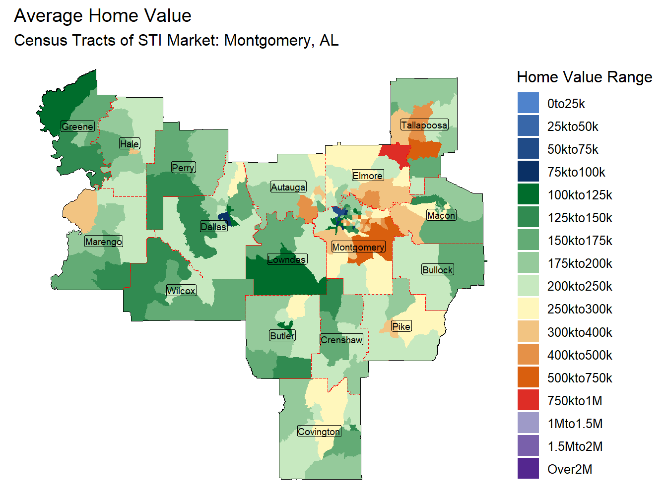 Home Value Thematic