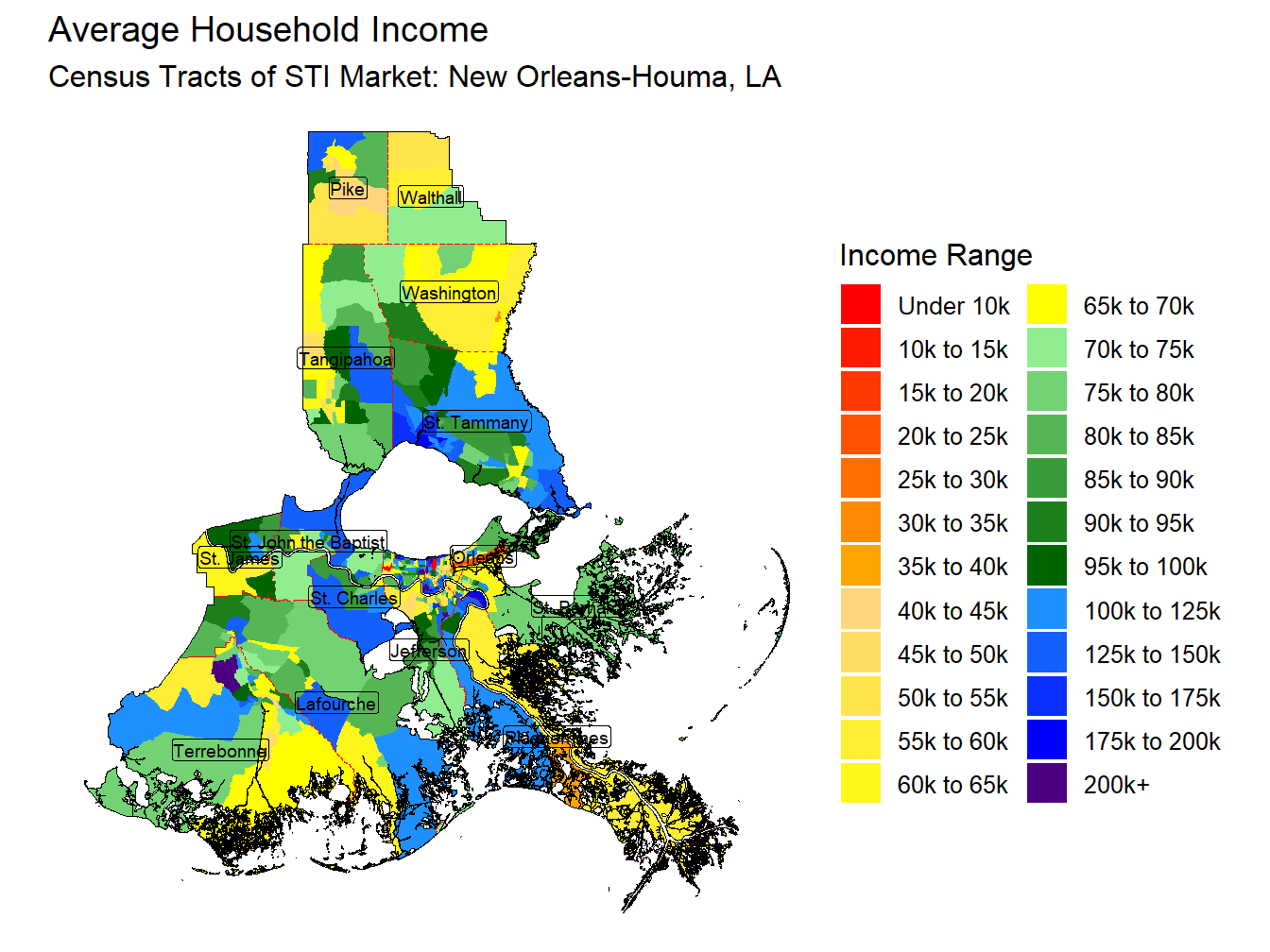 Household Income Thematic