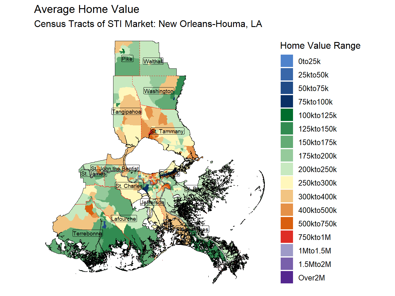 Home Value Thematic