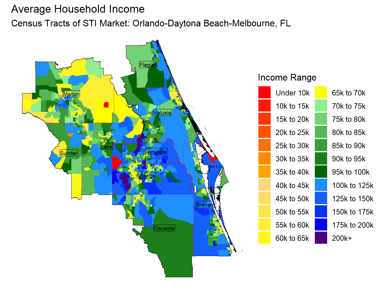 Household Income Thematic