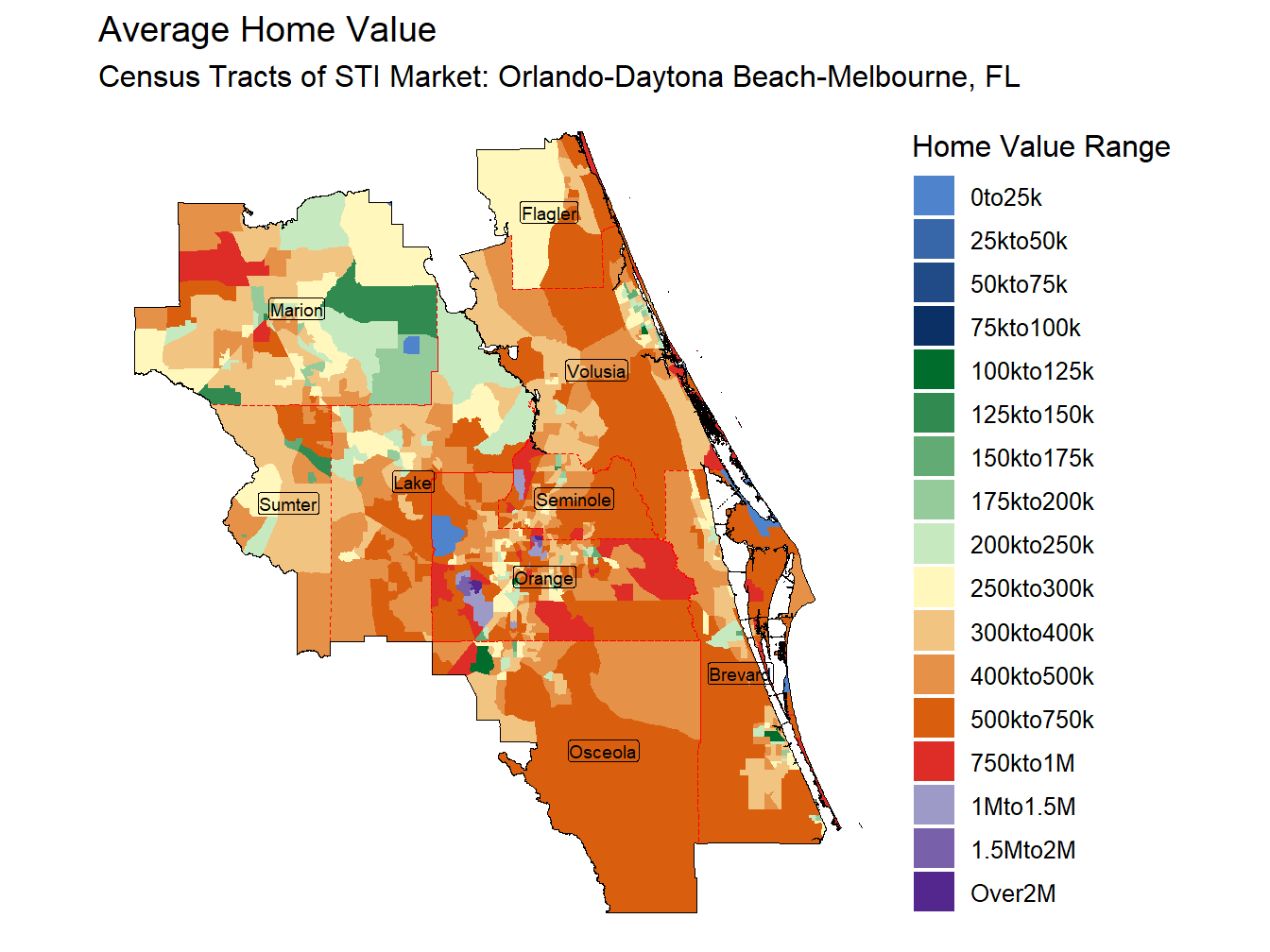 Home Value Thematic
