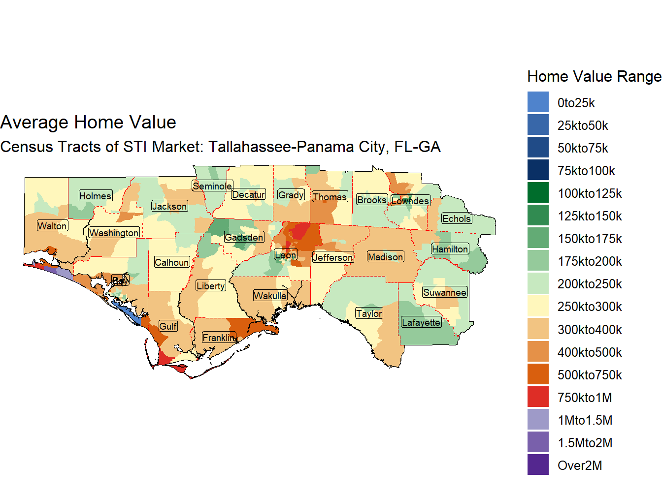 Home Value Thematic