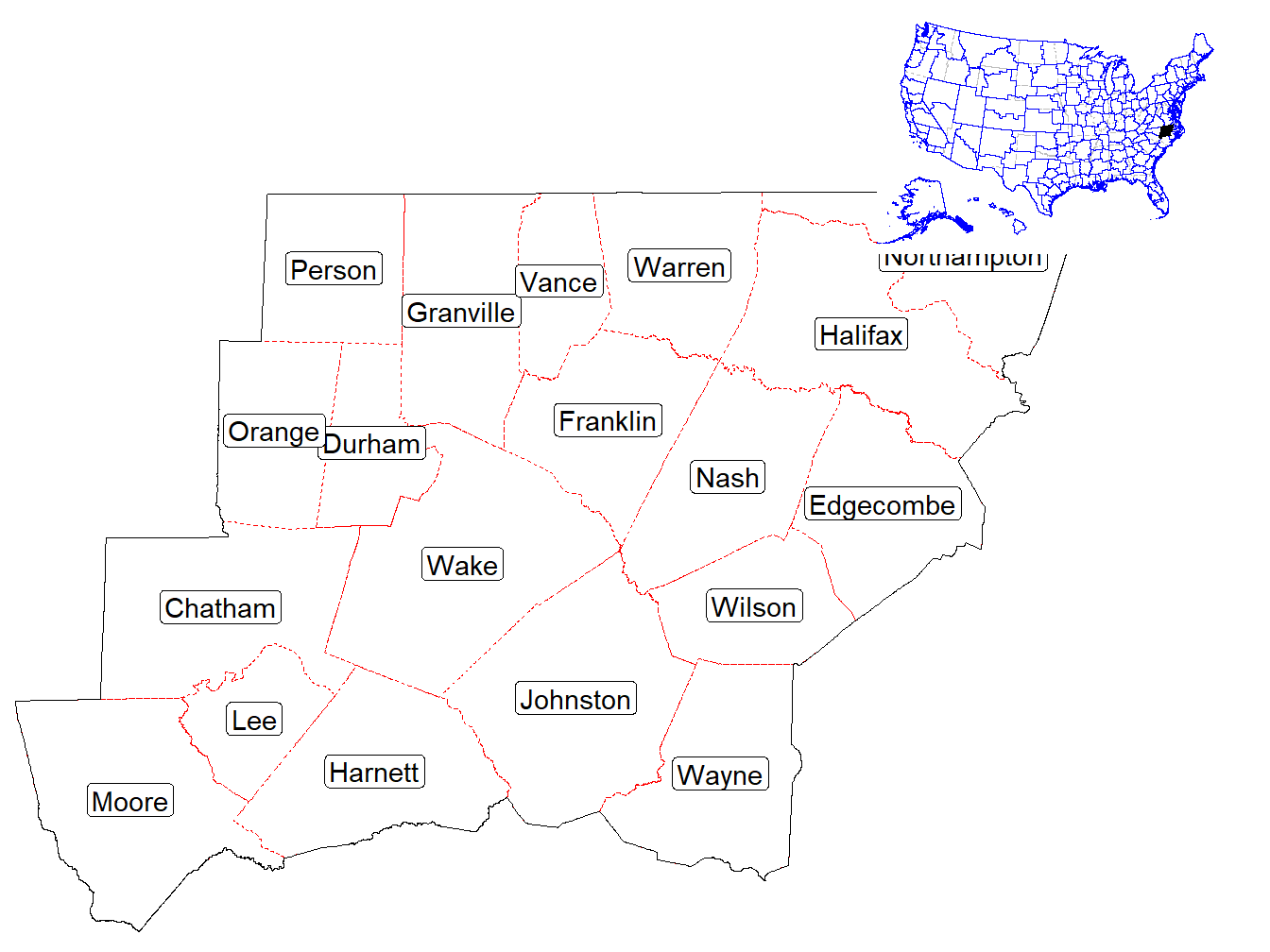 Counties in the Market