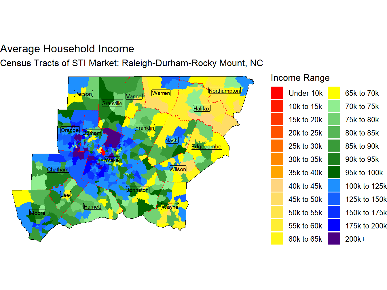 Household Income Thematic